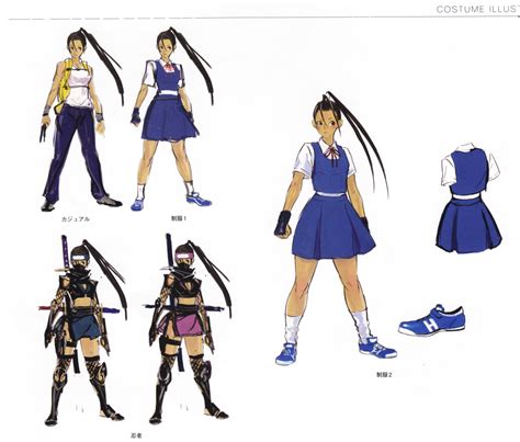 Imagen Ibuki Alternate Costumes Concept Art From Super Street Fighter Iv Official Complete