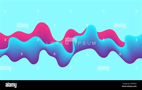 Colorful Wave Dynamic Flow Background Design Abstract Wavy Background