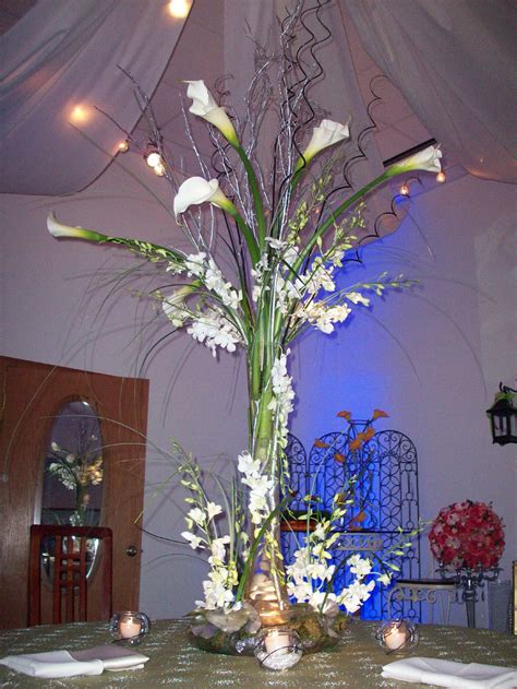 Bouquet Bridal Calla Lily Centerpieces