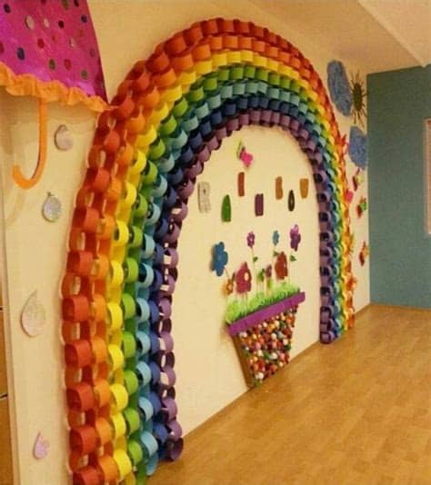 Dense groupings of accessories draw the eye, putting the focus where you want it to go. It is a nice wall decoration idea for kids room or ...