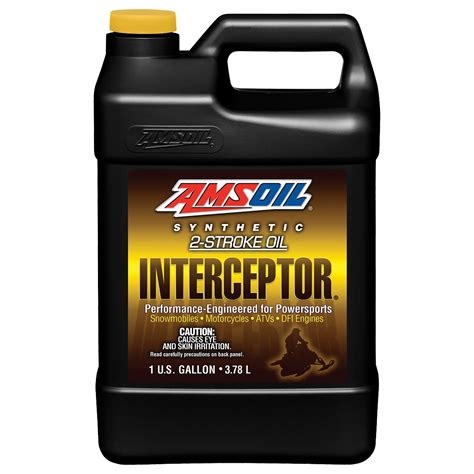 Amsoil Nterceptor® Synthetic 2 Stroke Oil Gallon Autobegreen