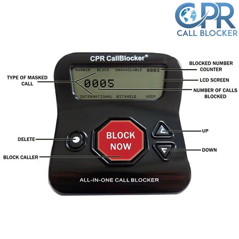 Cpr V202 Landline Call Blocker Block 200 Known And Additional 1000