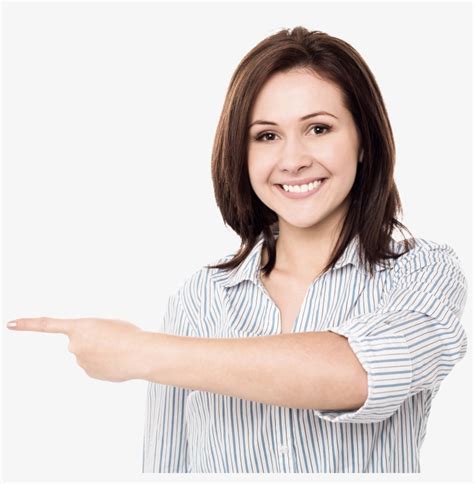 Women Pointing Left Png Image Women Hand Pointing Png Free