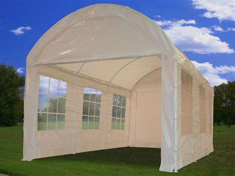 Not intended for permanent use. 10 x 20 Carport Dome Shelter