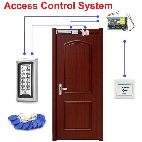 Waterproof Door Access Control System Magnetic Lock Full Kit