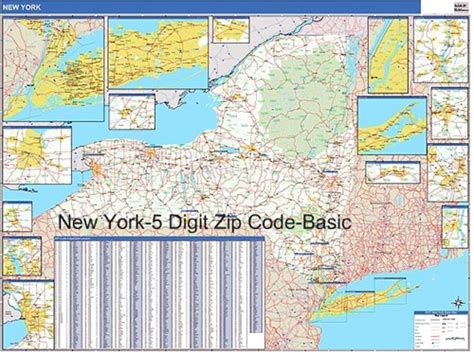 New York Zip Code Map From