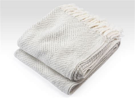 Cotton Herringbone Throw Made In Usa Luxury Throw Blankets Cotton