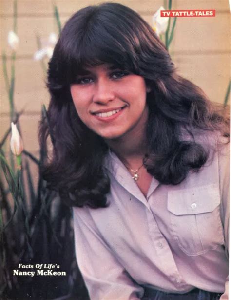 Nancy Mckeon Pinup Clipping Cutting From Magazine 80s Pretty Facts Of