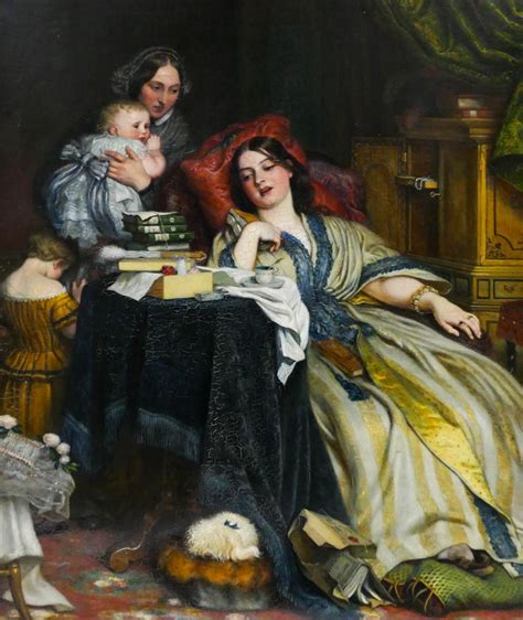 Sold Price Charles West Cope Duties Of A Woman 1862 Oil December