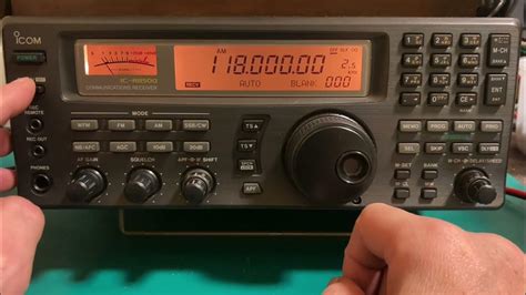 Icom Ic R8500 Communications Receiver Youtube