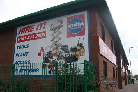 Full Colour Printed Hoarding Panels Smiths Equipment Hire Sign