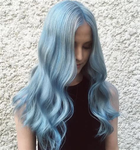 Baby Blue Hair Color Phong Cách Tóc Xanh Dương Dịu Dàng