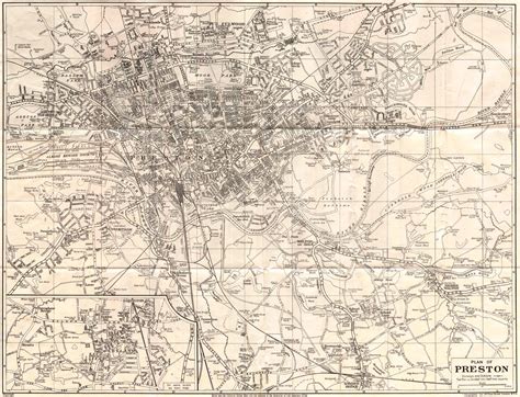 1940 Street Map Of Preston And Leyland The Geographia La Flickr
