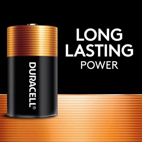 Duracell Coppertop Alkaline D Batteries 4pack