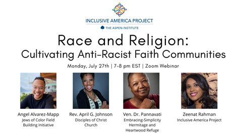 Race And Religion Cultivating Anti Racist Faith Communities The