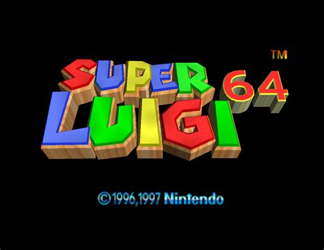 Super Luigi 64 Definitive Edition Super Mario 64 Mods