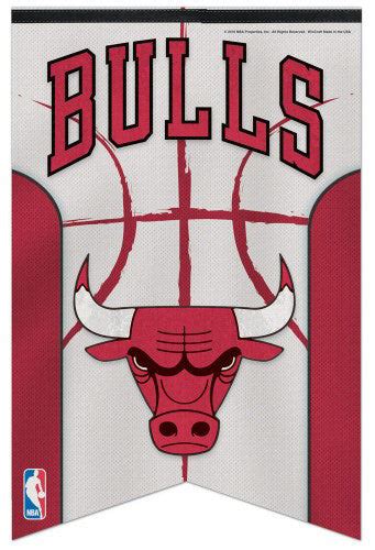 Chicago Bulls Official Nba Basketball Team Logo Premium Felt Banner