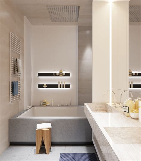 Small Minimalist Bathroom Designs Decorated With Variety Of Modern