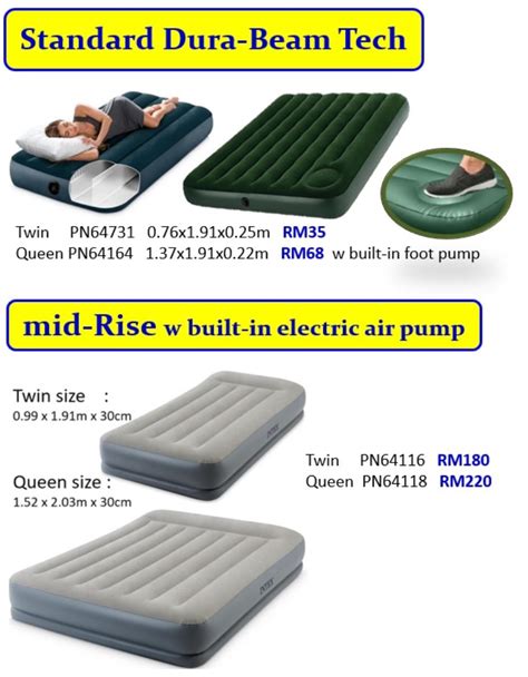 How to choose the best air bed. Intex Dura beam tech air bed, mattress
