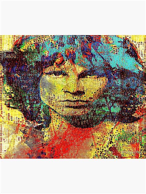 Jim Morrison Psychedelic Stare Poster For Sale By Budgieboy Redbubble