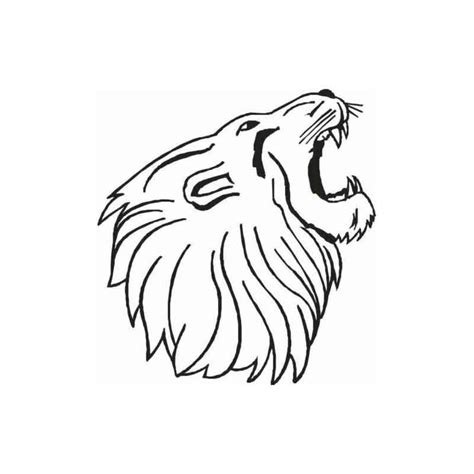 Lion Mouth Open Drawing At Explore Collection Of