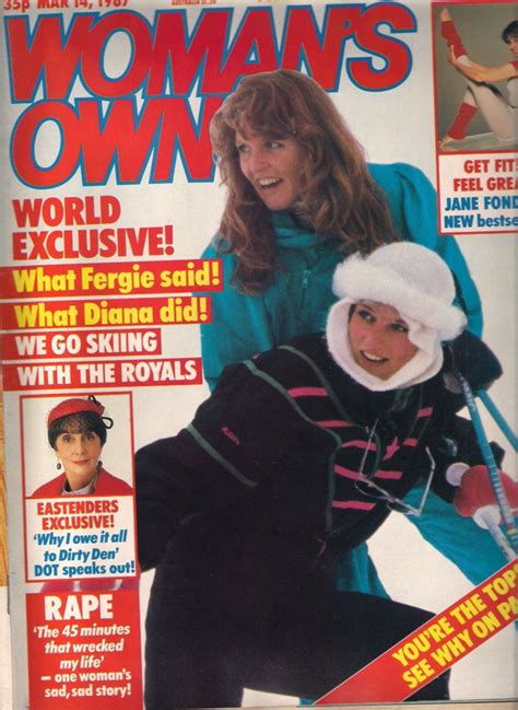 Womans Own 14 Mar 1987 Princess Di And Fergie Diana