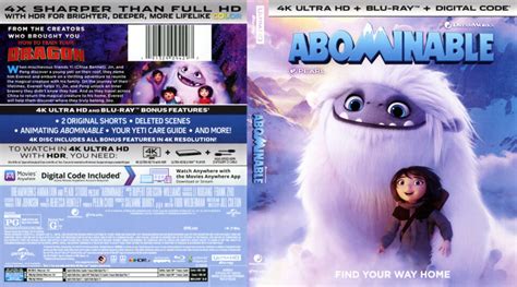 Abominable 2019 R1 4k Uhd Cover Dvdcovercom