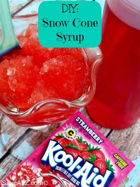 Diy Snow Cone Syrup Recipe The Flavors Are Endless