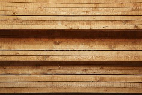 Wood Boards Or Planks Stacked Stock Image Image Of Lumber Milled
