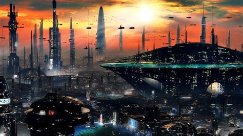 Welcome to plane in the city. Galactic City Hall Full HD Wallpaper and Background Image ...