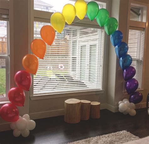 simple balloon arch rainbow balloon arch rainbow balloons balloons