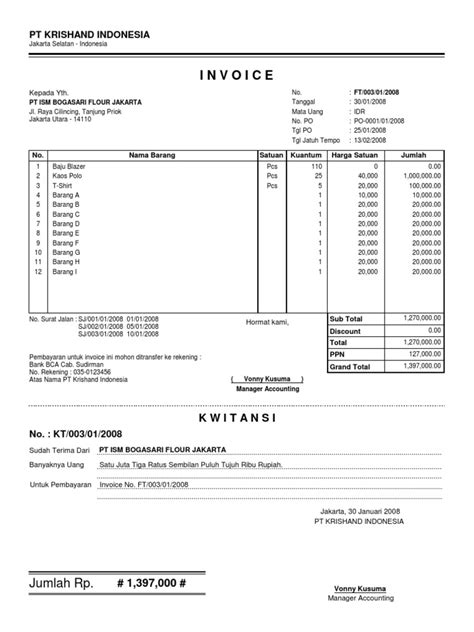 66 Pdf Form Invoice Jasa Free Printable Download Docx Zip Invoiceform