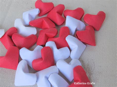 Katherina Krafts Puffy 3d Origami Hearts