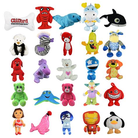 Jumbo 20 Licensed Plush Kit Mix 75 Ct