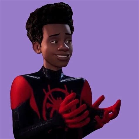 Miles Morales Spiderman Holding Up Two Fingers