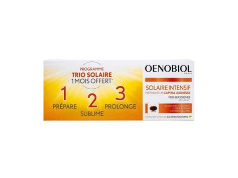 Oenobiol Solaire Intensif Préparateur Capital Jeunesse 3x30 Capsules