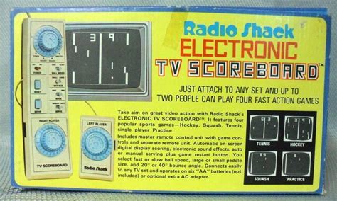 Radio Shack Electronic Tv Tv Scoreboard With Box Ebay
