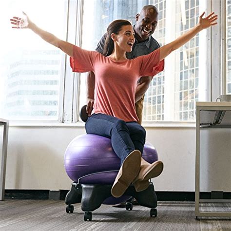 The best ball chair, which incorporates a stability ball used for exercise, can introduce a little bit of movement to your workday while engaging the core and improving posture. Gaiam Classic Balance Ball Chair - Exercise Stability Yoga ...