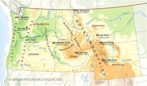 26 Map Of Northwest United States Maps Database Source