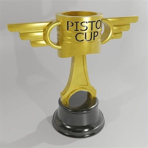 3D Model Cars Movie Piston Cup VR AR Low Poly CGTrader