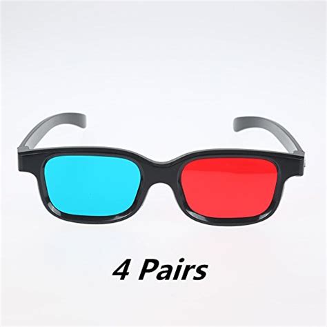 Adult Red Blue Cyan 3d Vision Glassesanaglyph 3d Glasses