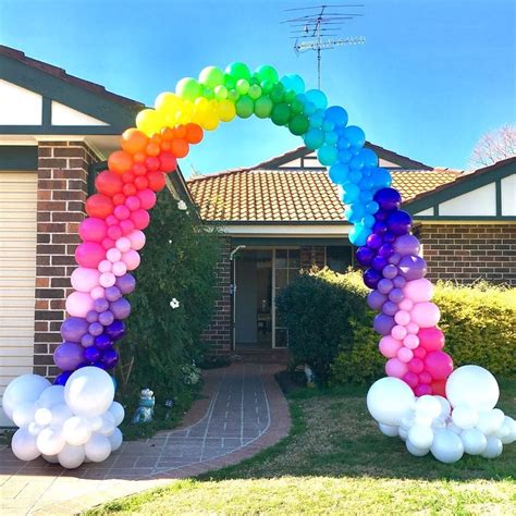 rainbow balloon arch life is like a rainbow you need both the sun and the rain to make its