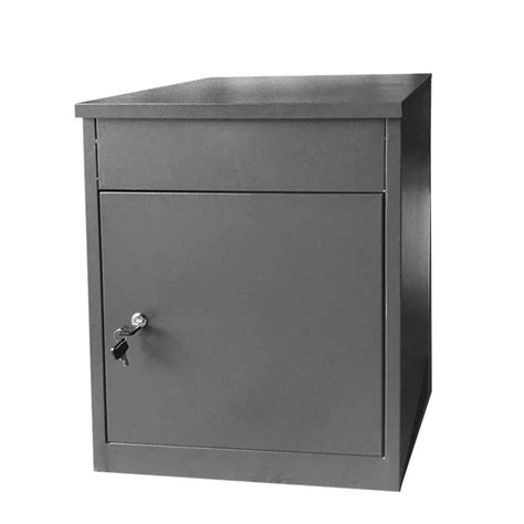 Free Standing Outdoor Residential Mailboxes Galvanized Metal Parcel Delivery Box