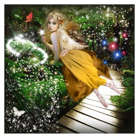 Sprinkling Some Fairy Dust By Bevmardesigns Liked On Polyvore