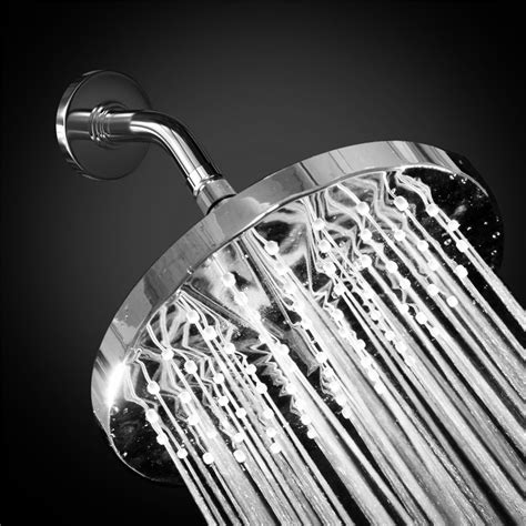 fashion round chrome plating ripple abs shower head water saving high pressure hsh001201