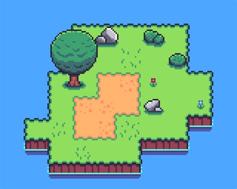Update Of The Tileset Pixel Tileset Islands 16x16px By Brysia