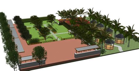 3d Garden Designs For Clear Landscape Visualisation Thai Garden Design