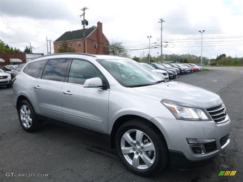 2017 Silver Ice Metallic Chevrolet Traverse Lt Awd 120018460 Photo 13