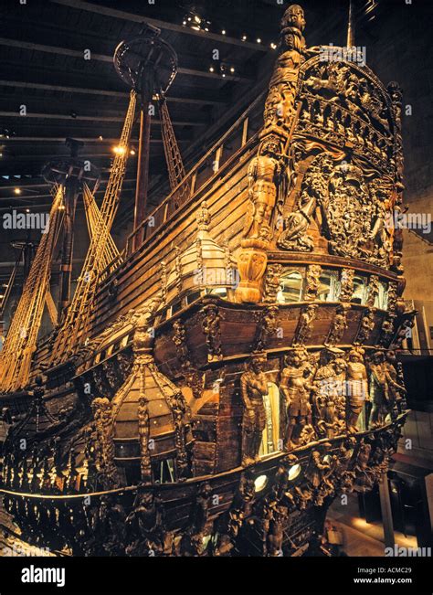Stockholm Sweden Vasa Museum 17th Century Warship Vasa Stock Photo Alamy