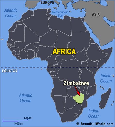 Botswana large color map #625041. Map of Zimbabwe - Facts & Information - Beautiful World Travel Guide
